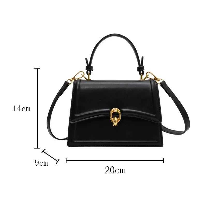 New Small PU Leather Cross Body Womens Bag 2025 Simple Handbag Shoulder Bag Womens Luxury Brand Designer Handbag and Wallet Y250314