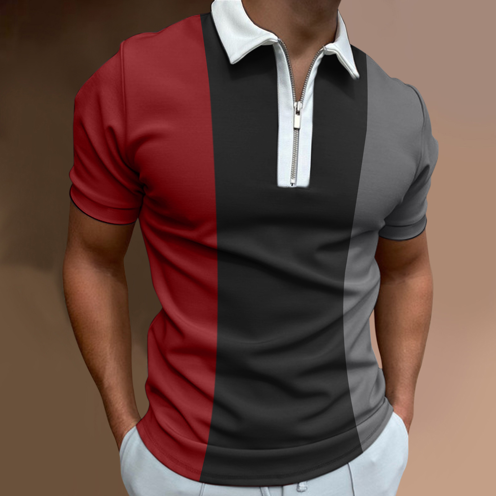 2025 designer stripe polo shirt t shirts polos mens High street fashion luxury T-shirt S-23XL Vintage Striped Short Sleeve Polo Tops