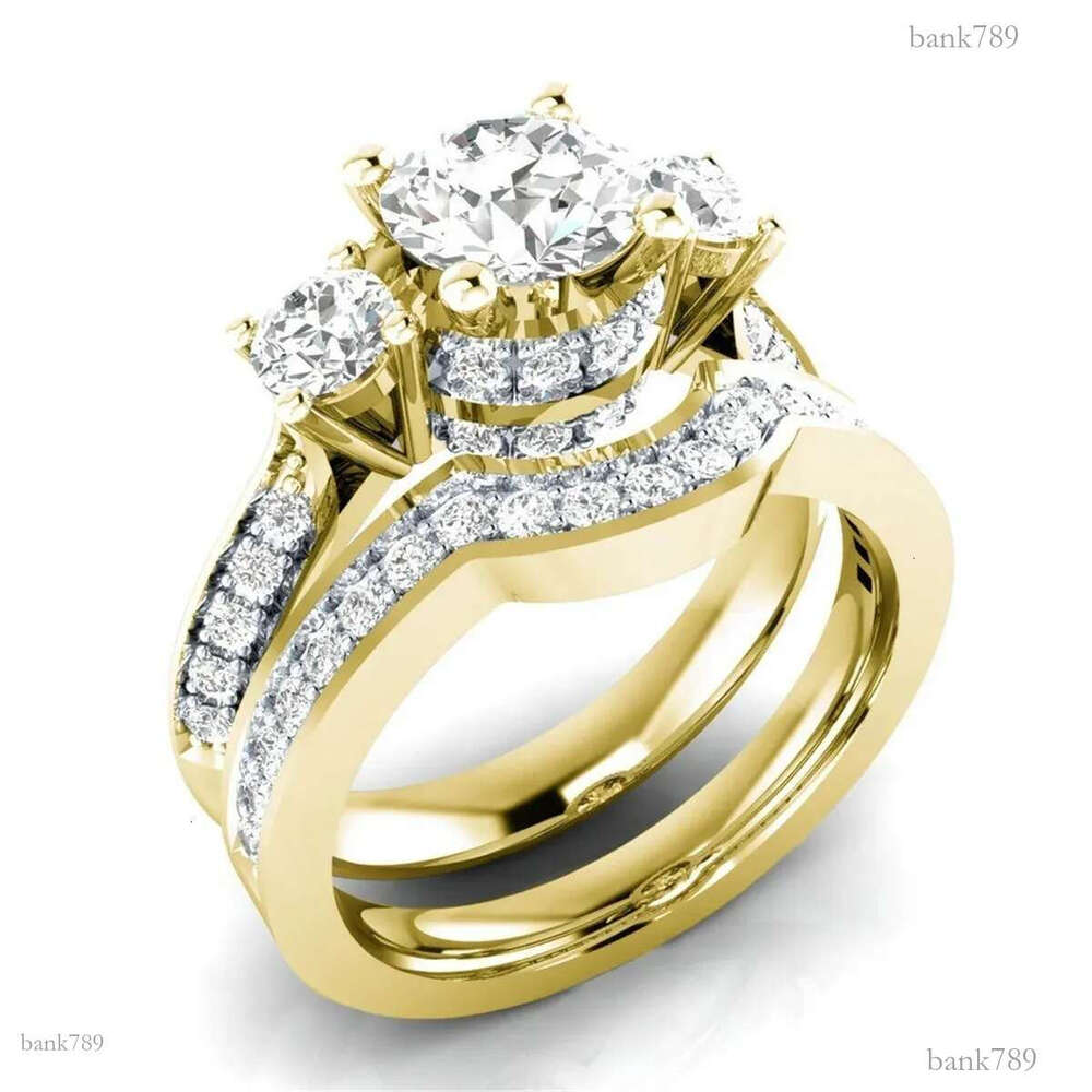 Wedding Rings 14K Gold Peridot Diamond Ring Set Jewelry for Women Anillos De Bizuteria anillos mujer Gemstone bijoux femme Jewelry Rings men 231222
