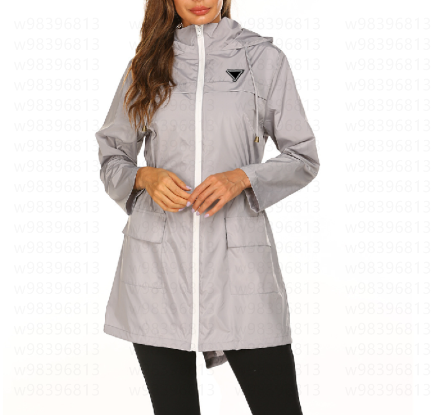 2025 new Women Outerwear Raincoats Coats Designers Clothes Yoga Gym Jacket Quick Dry Waterproof Raincoat Long Sleeves