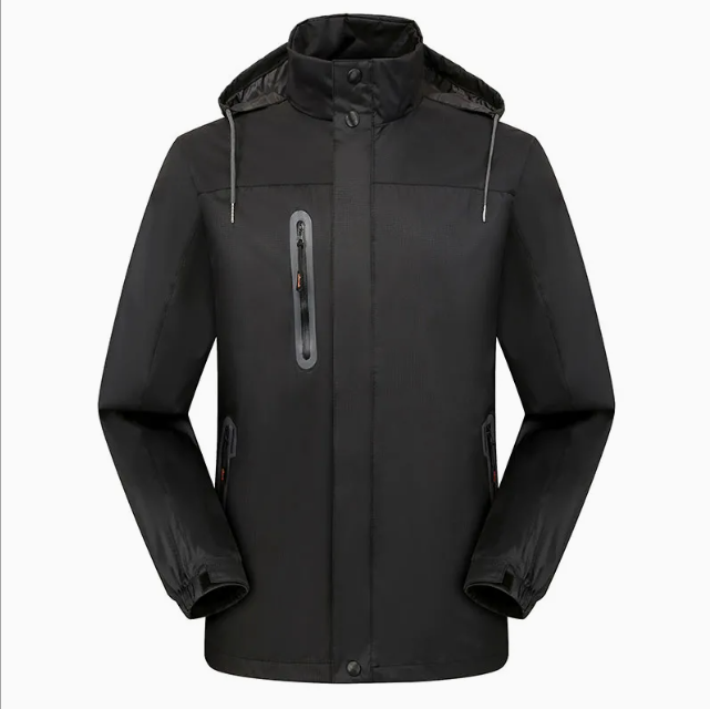 Men's Fashion Mountaineer Jacket - Durable Windproof Outerwear for Hiking & Cycling Activities