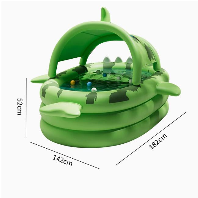 2025--Backyard Outdoor Swimming Pool Water Bar Inflatable Pool Large water party Cartoon Shark Pvc swim pools