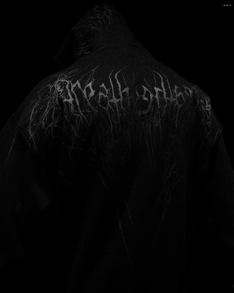 Mens Hoodies American Breathedivinity Sweatshirt Dark Style Fashion Trend Hoodie Connecting Hooded Shirt Harajuku Street Gothic