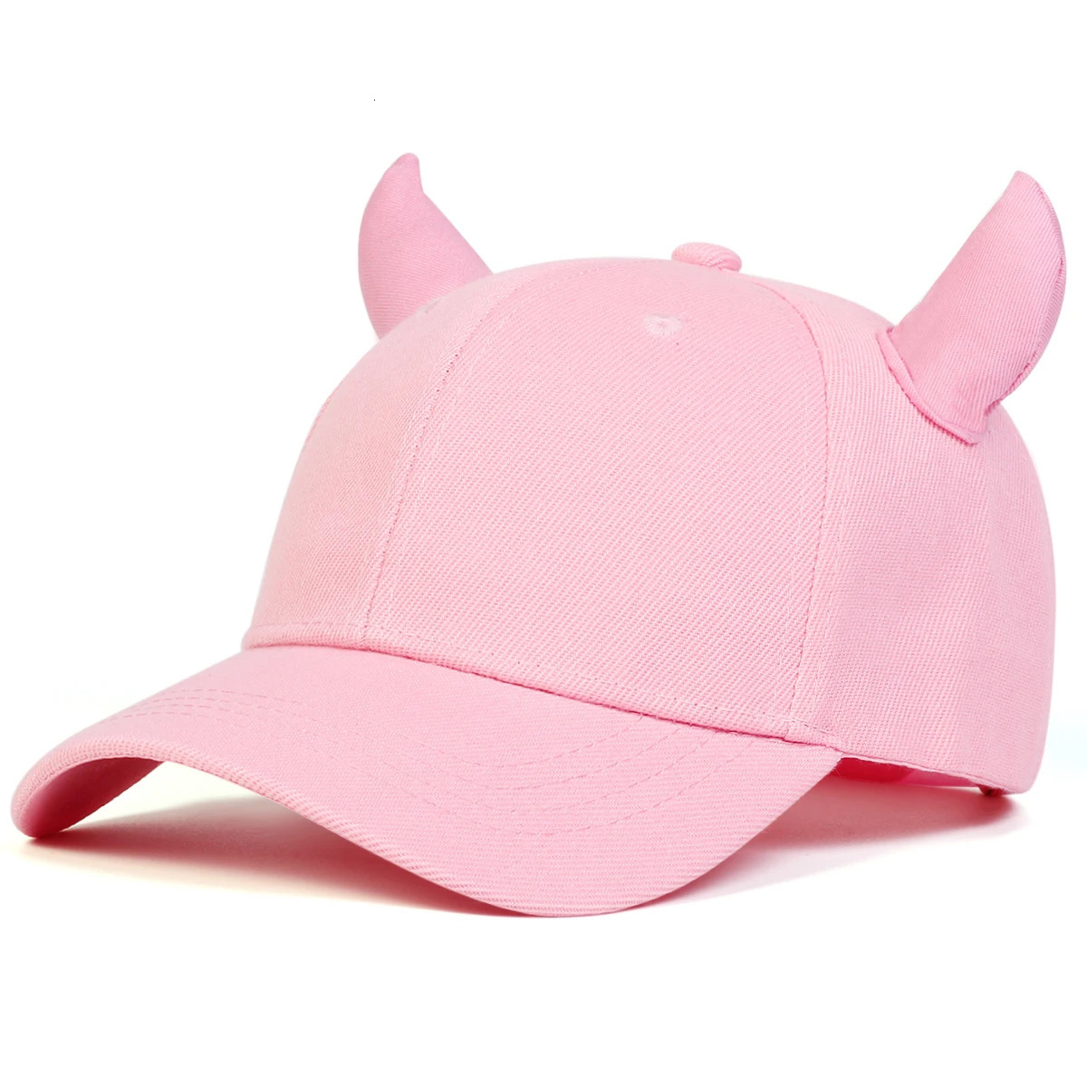 Unisex Personalized Bull Horn Baseball Caps Spring Autumn Outdoor Adjustable Casual Hats Sunscreen Hat 250313