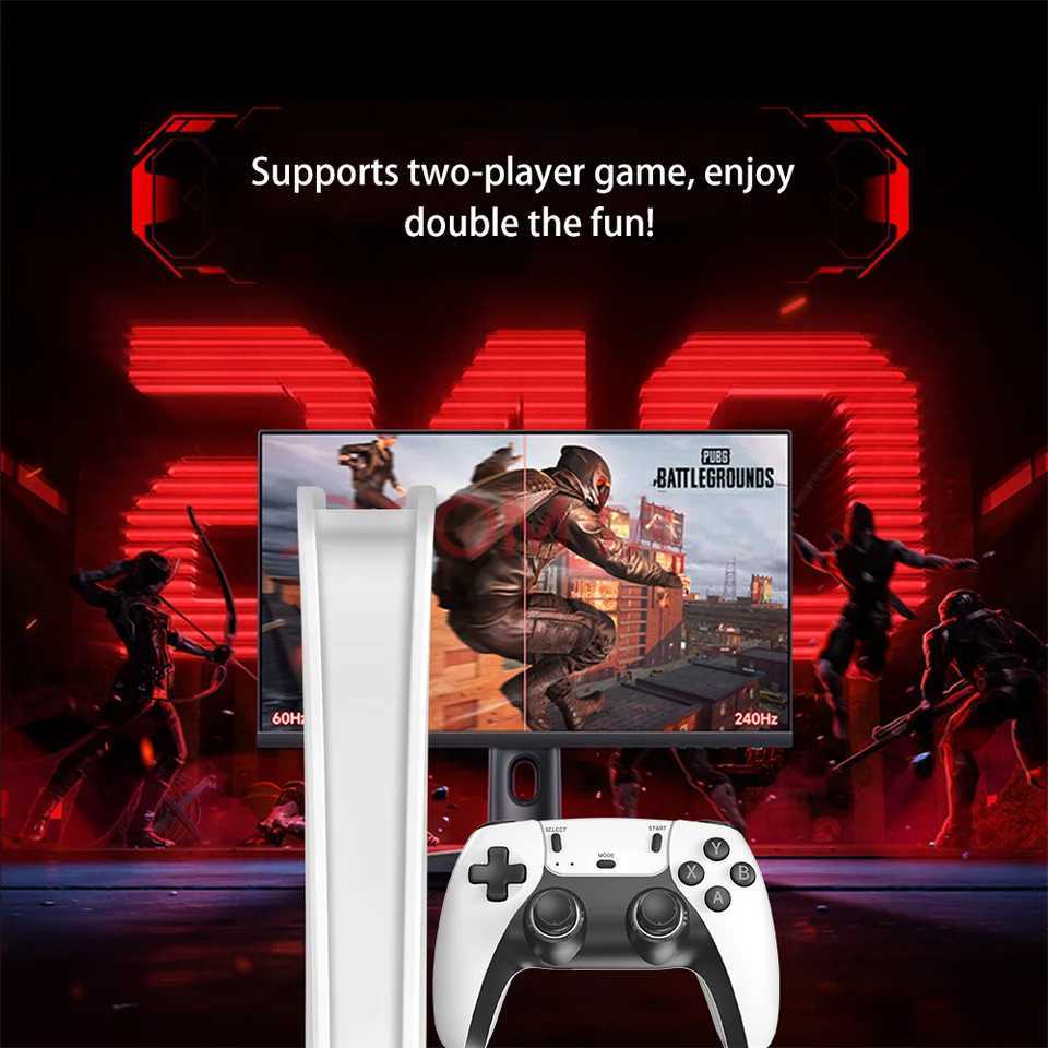 M8 4K Pro Game Stick 64G 30000+ Video Game Console 2.4G Double Wireless Controller 4K Retro Game TV Stick Retro Classic GamesXJ250314