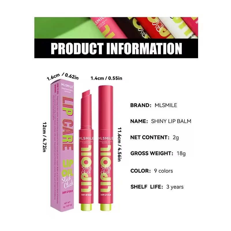 Mirror Glass Solid Lip Glaze Water Light Creamy Lip Gloss 12Hr Moisturizing Tint Avocado Lip Oil Balm Press Lipstick Cosmetic