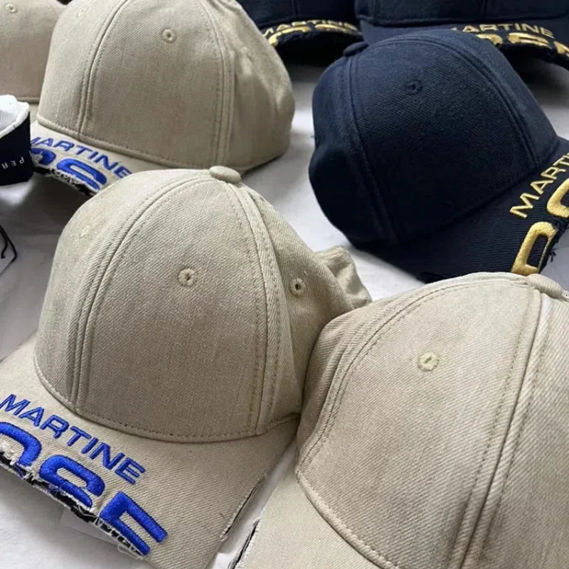 High quality Martine Rose Wash Hat Y2k Mens Casual Womens Fashion Baseball 250313 hater snapback hats for women