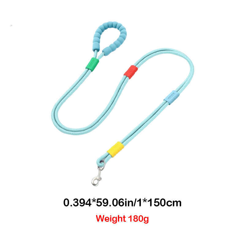 DHpet Multipurpose Dog Leash - Soft Grip, Stainless Steel Buckle, 150cm Sports Nylon Rope
