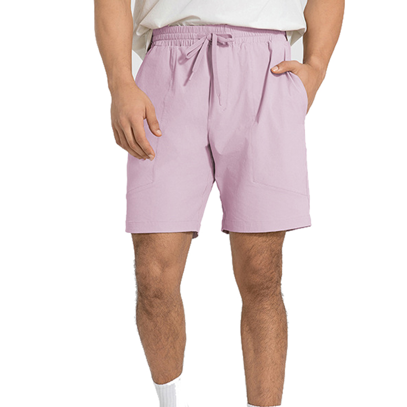 Women Men Yoga Pockets Shorts Outfits Jacket With Exercise Fitness Wear Short Running Elastic Pants Sportswear XJ260206