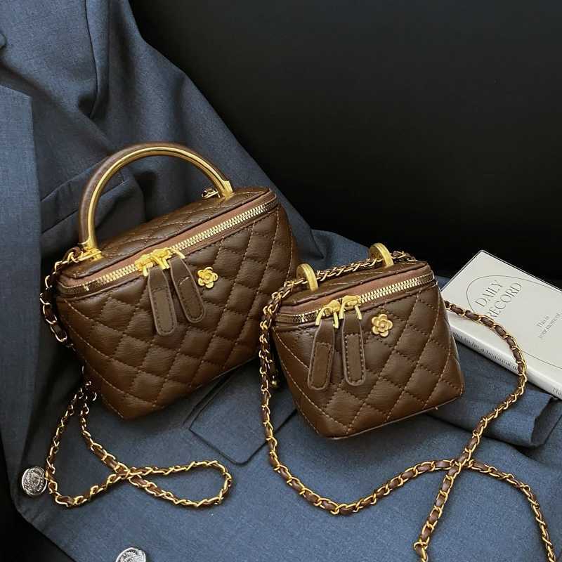 Fi Lingge Wens Box Handbag Chain Shoder Crossoby New Bolsos Hot Mujer Sac De Luxe Femme Bag For Wen Y250313