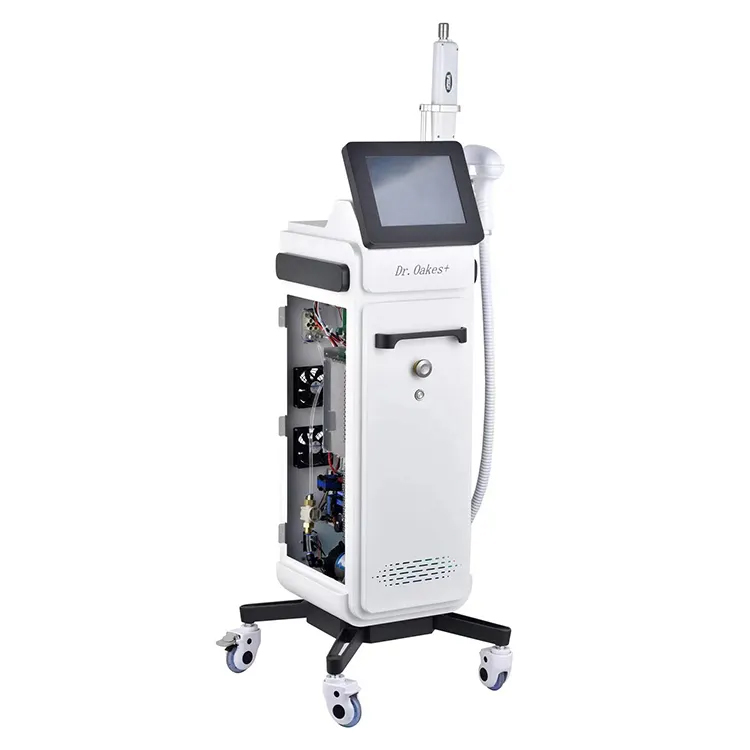 New Arrival Vertical 2 Handles 810 Diode Laser + Picosecond Laser Hair Removal Tattoo Removal Melanin Inhibiting Black Doll Treatment Skin Whitening D