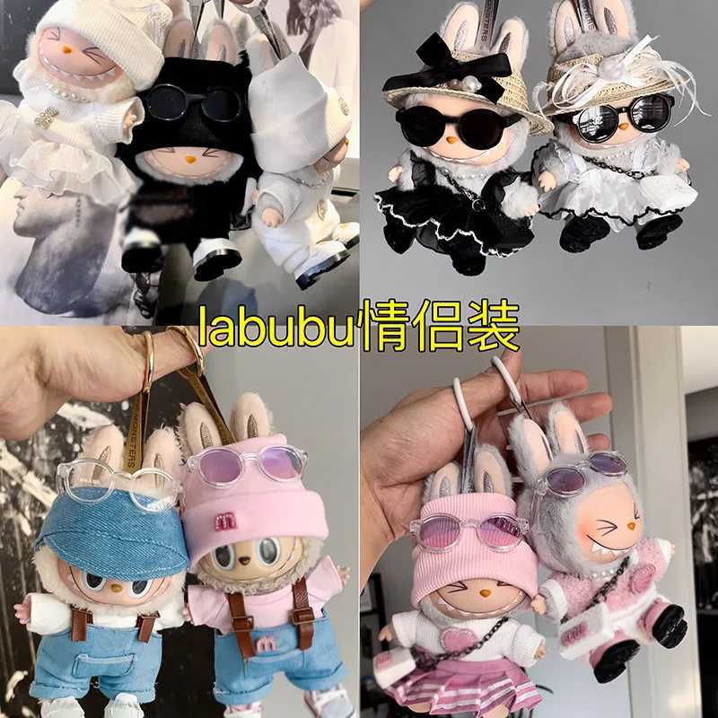 Labubu V1v2 Friend Series Elegant Dress Labubu Birthday Gift Clothing Labubu Pendant Fashionable Couple Outfit High-End CustomT250313