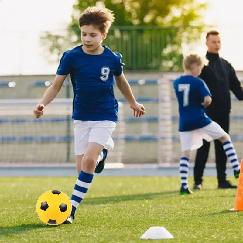 Silent Soccer Ball High Density Soft Indoor No Noise Bouncing Quiet Training For Home Practice 250305