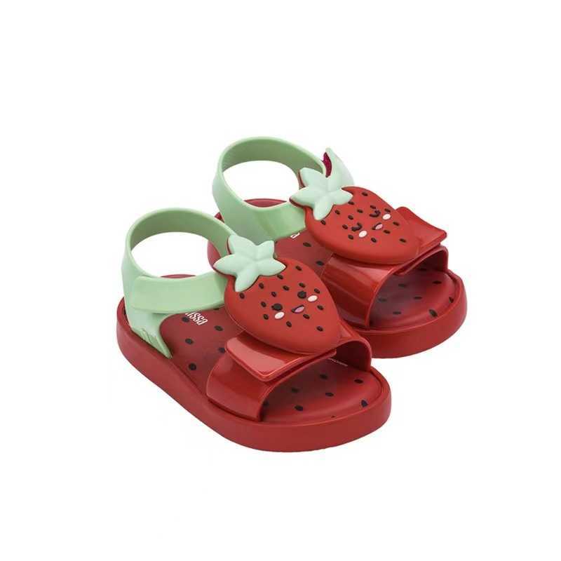 Sandals Melissa childrens jelly sandals avocado boys fruit Baby Beach SandalsY250315CNSN