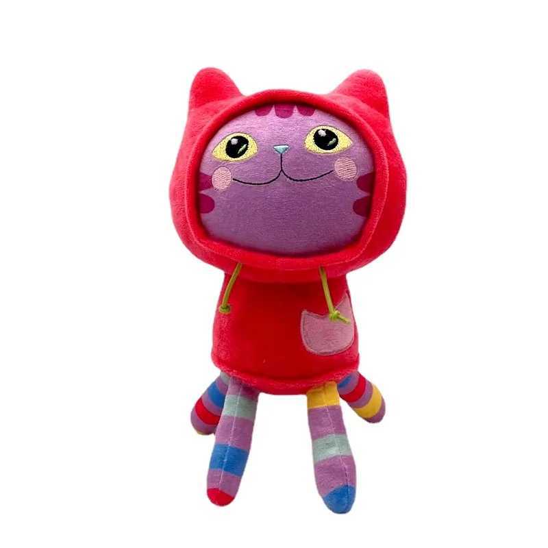 Gabby Dollhouse Toy Pillow Cakey Kits Fairy Plush Cat Anime Plushie Cat Mermaid Doll for Children Kids Birthday GiftsXJ250314