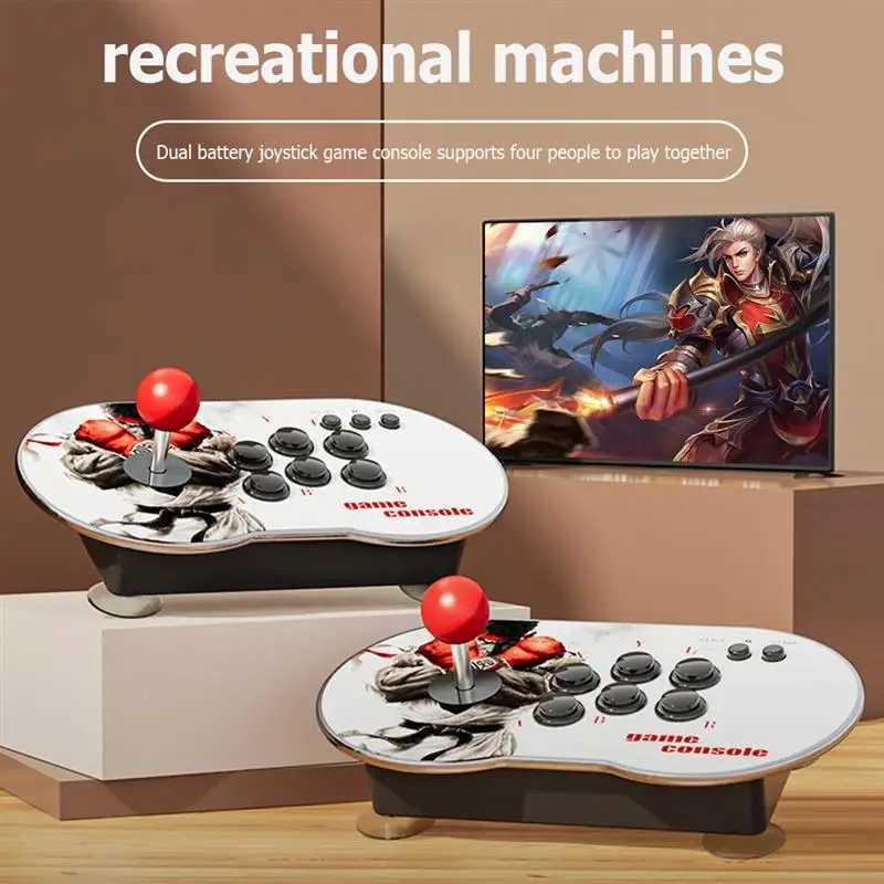 AAA+Mini Retro Game Console Arcade 1 Game Console 4K HD Video Player 10000 Game Boxes Home TV PC MP5 PliesXJ250314