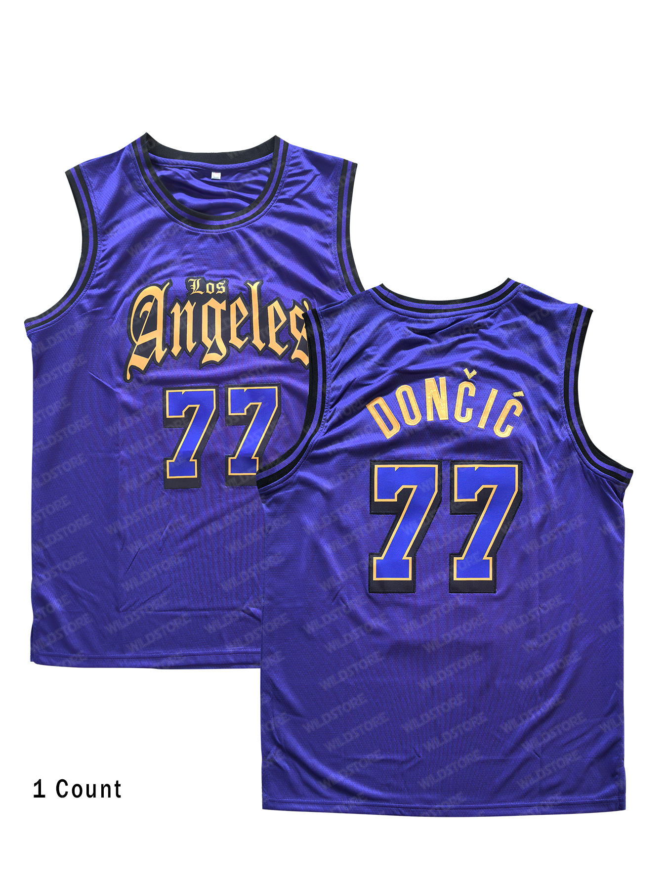 Doncic Basketball Jersey Round Neck Breathable Lightweight Casual Sports Vest Suitable for Sports Games Full Embroidery Jerseys S-3XL In Store