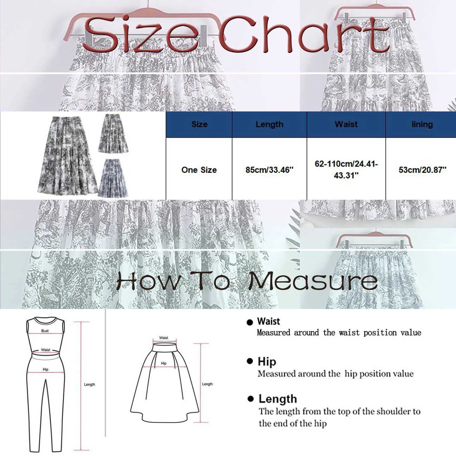 Skirts Sparkly Skirts Womens Spring/Summer Waist Vintage Ink Painting Printed Cotton Leather Medium Length Metal Leather Y2503143AXH