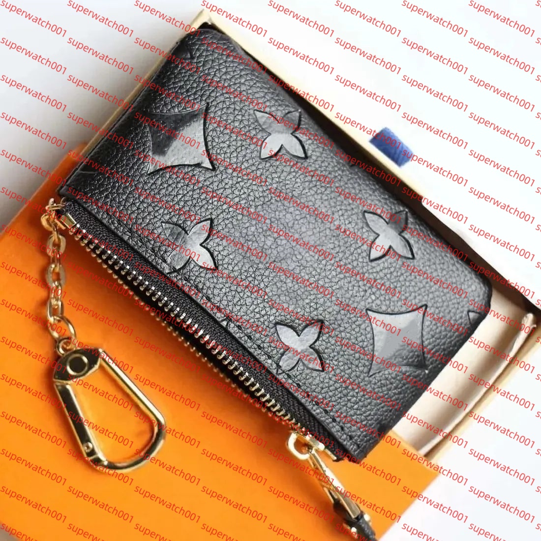 Designers wallet luxurys Purses KEY POUCH POCHETTE CLES Women Mens Key Ring Credit Card Holder Coin Purses Mini Wallet Bag