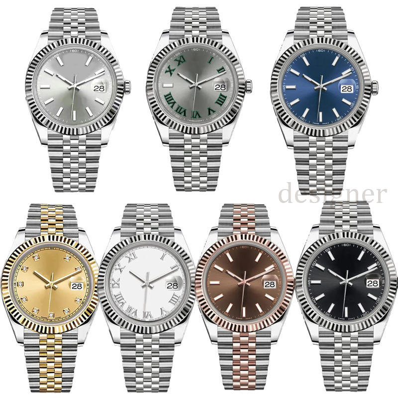 Luxury Mens Automatic Mechanical Women Watch Couples Style Classic watches high quality movement day just Watches 31/36/41MM Full Stainless steel Luminous