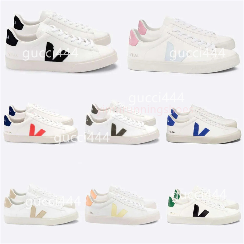 New Shoes French Brazil Green Lowcarbon Life V Organic Cotton Flats Platform Sneakers Women Casual Classic White Designer Shoes Mens Loafers 3645 vejaas vejaism