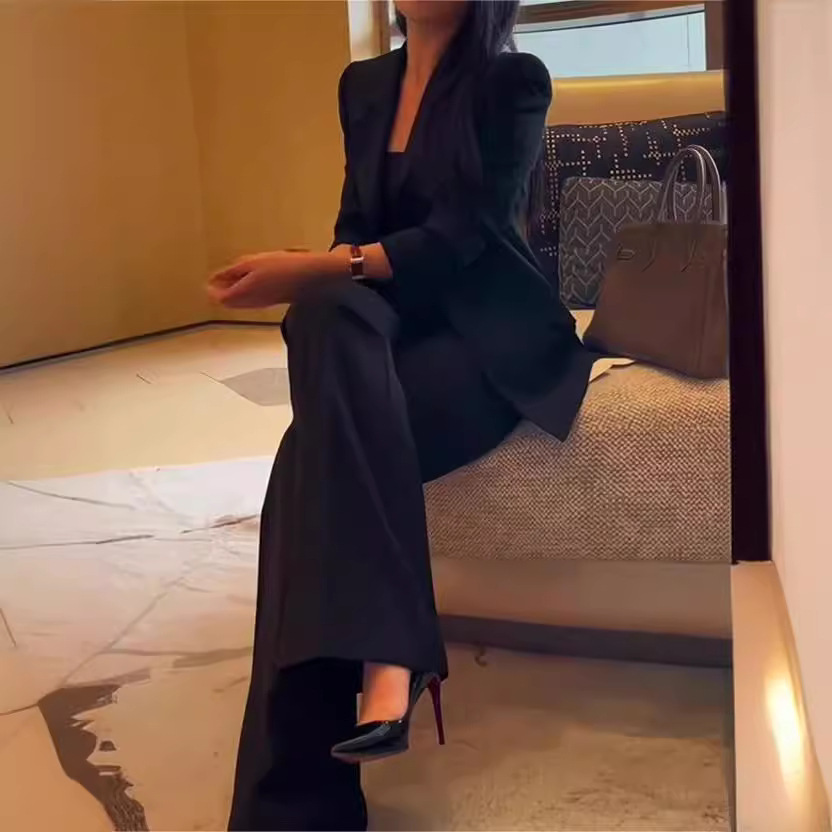 K312Spring/Summer 2025 Collection - Ladies' Korean Design Casual Professional Pants Suit