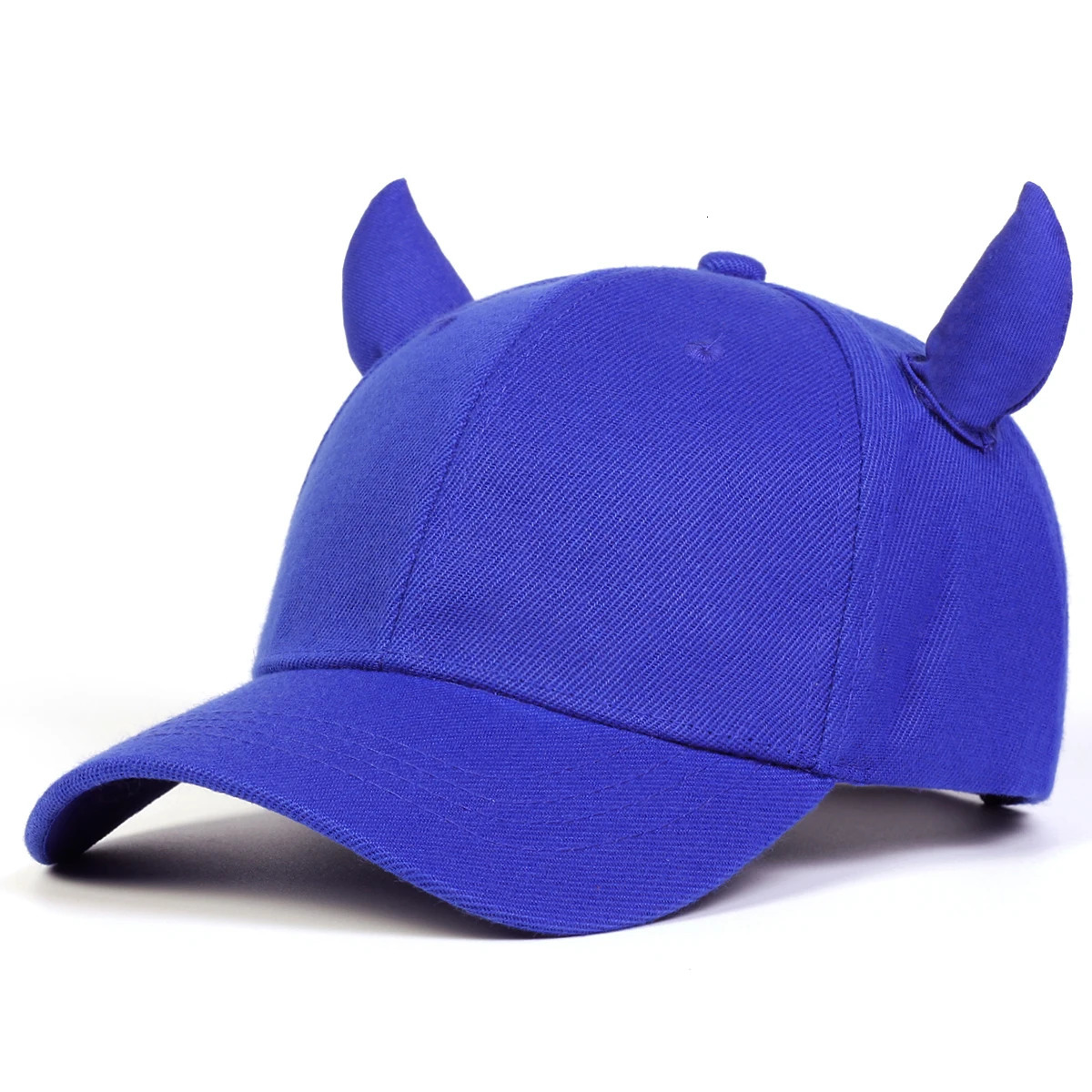 Unisex Personalized Bull Horn Baseball Caps Spring Autumn Outdoor Adjustable Casual Hats Sunscreen Hat 250313