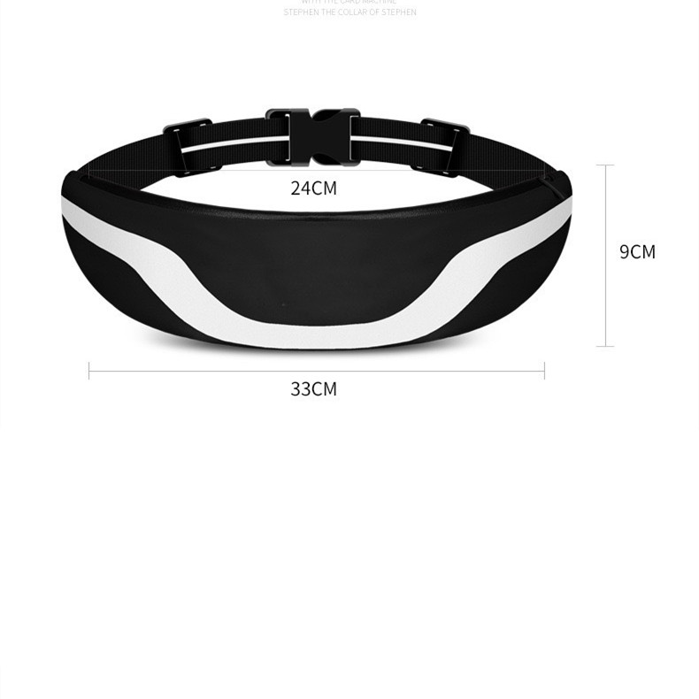 A1936 Sports Running Mobile Phone Waist Pack 6 Inch Mobile Invisible Waist Pack Waterproof Ultra-Thin Waist Bag Belt