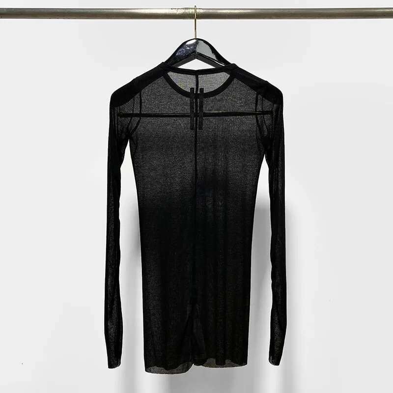 Owen Seak Women Bottoming T Shirt Tops 100%Cotton Gothic Clothing Summer Blacktees