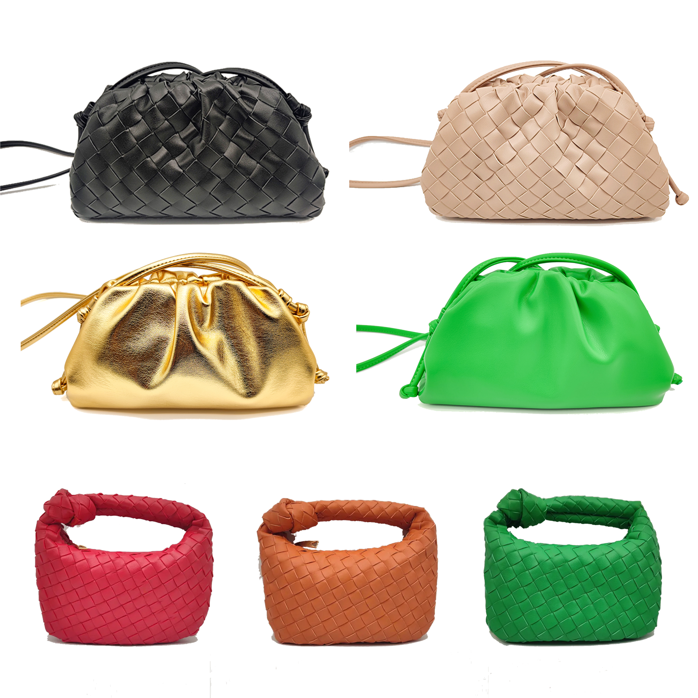 10a quality leather Shoulder Bag for Woman men's tote crossbody cloud Bags straps Luxurys handbag Designer bag fashion cosmetic Clutch woven mini pouch Bags Purse