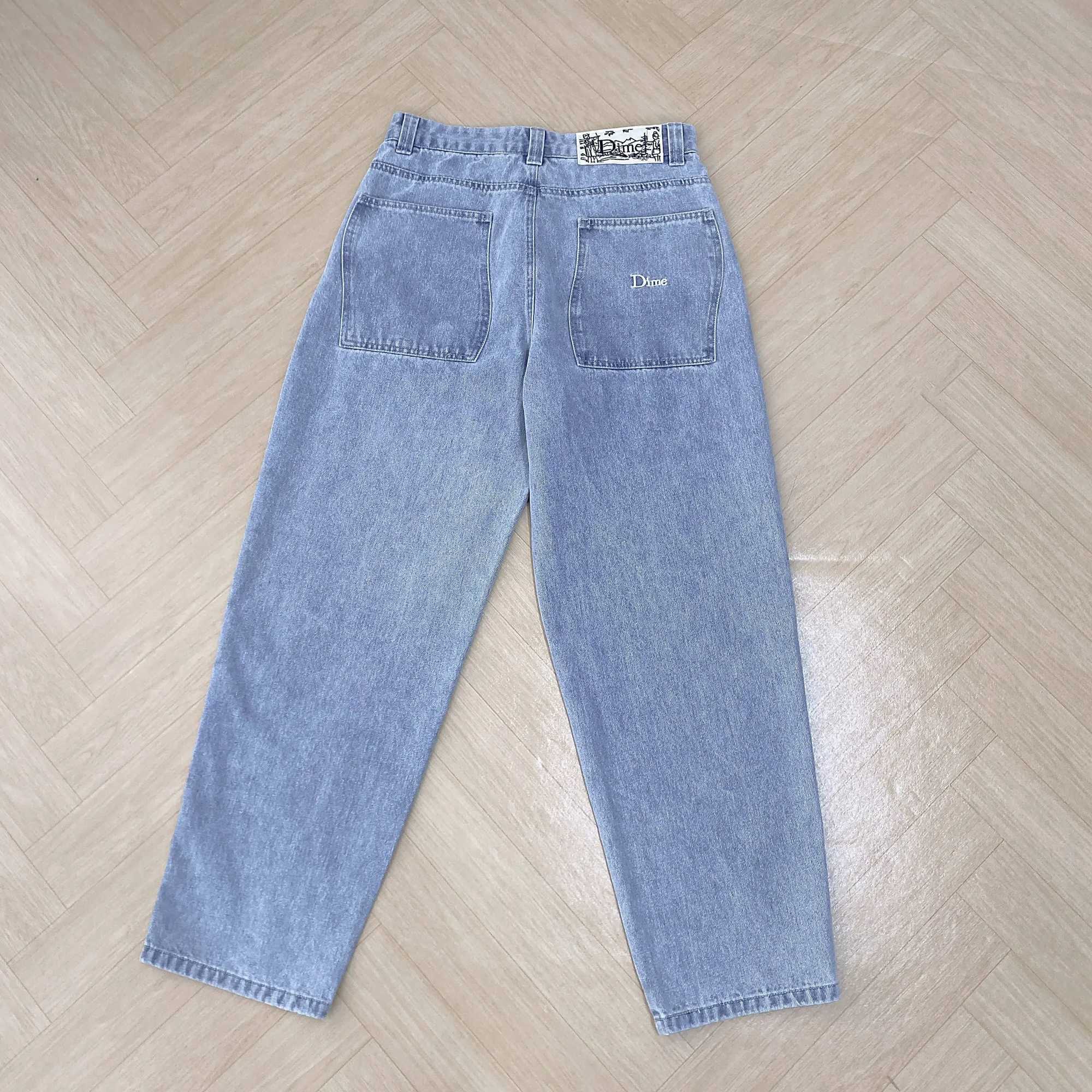 2025 Y2K Dime Jeans for Men Dime Skate Baggy Jeans Embroidery Denim Simple Dime Pants Women Jeans Mujer Hot traf Men jeanT250315