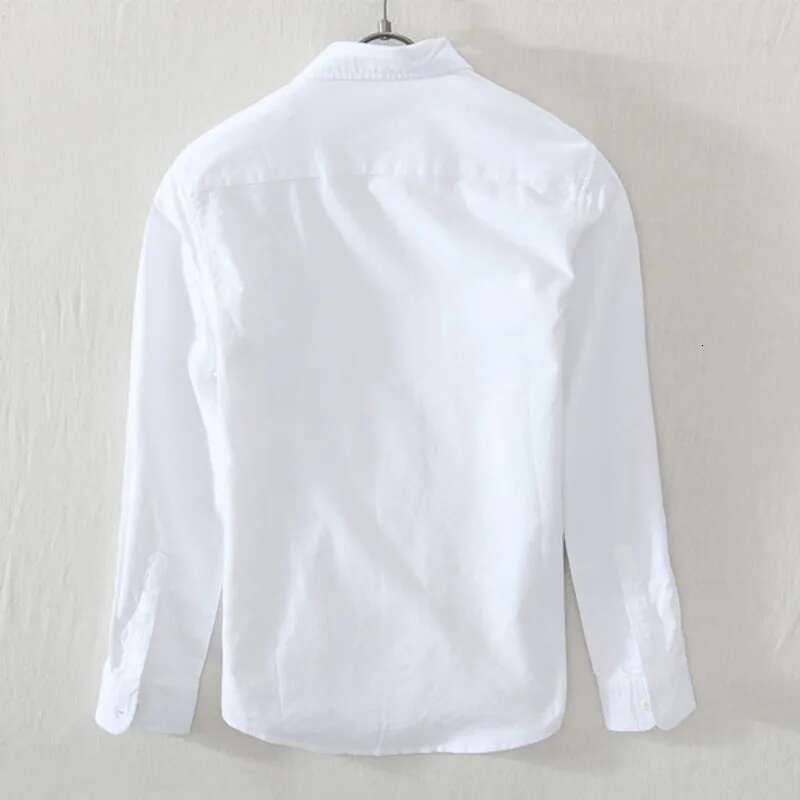 100% Cotton Shirts For Men Cartoon Bear Embroidery Korean Fashion Casual Long Sleeve Shirt 2024 Spring Loose Fit Mens Clothing