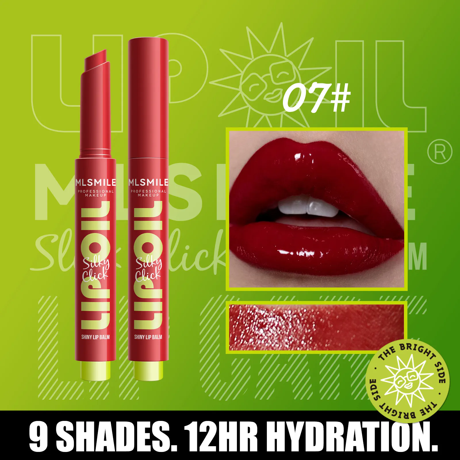 Mirror Glass Solid Lip Glaze Water Light Creamy Lip Gloss 12Hr Moisturizing Tint Avocado Lip Oil Balm Press Lipstick Cosmetic