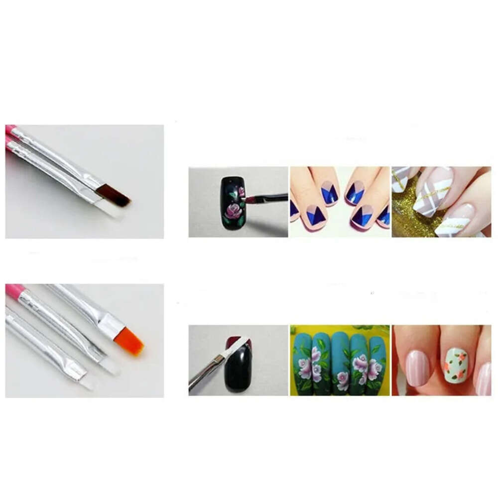 15pcs/set Professional UV Gel Art Brushes Set Design Polish Painting Drawing Pen Manicure Nail Tools Juego De Pinceles Profesionales Para Gel UV Whole