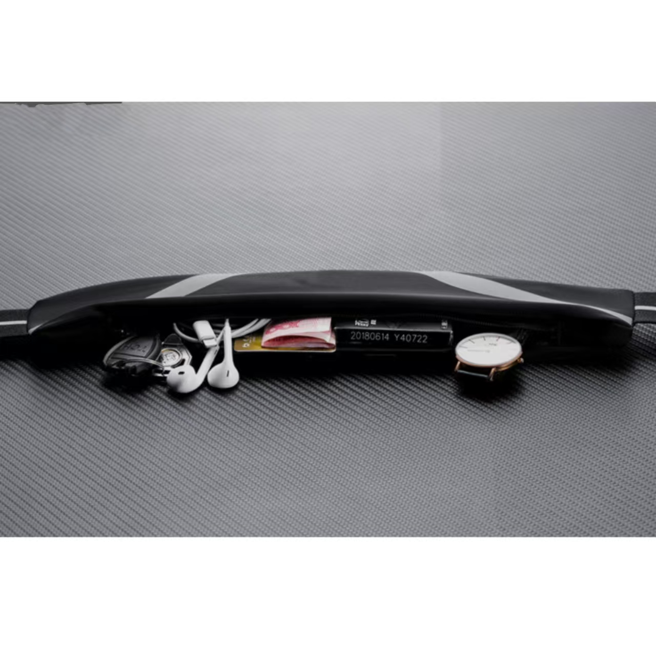 A1936 Sports Running Mobile Phone Waist Pack 6 Inch Mobile Invisible Waist Pack Waterproof Ultra-Thin Waist Bag Belt