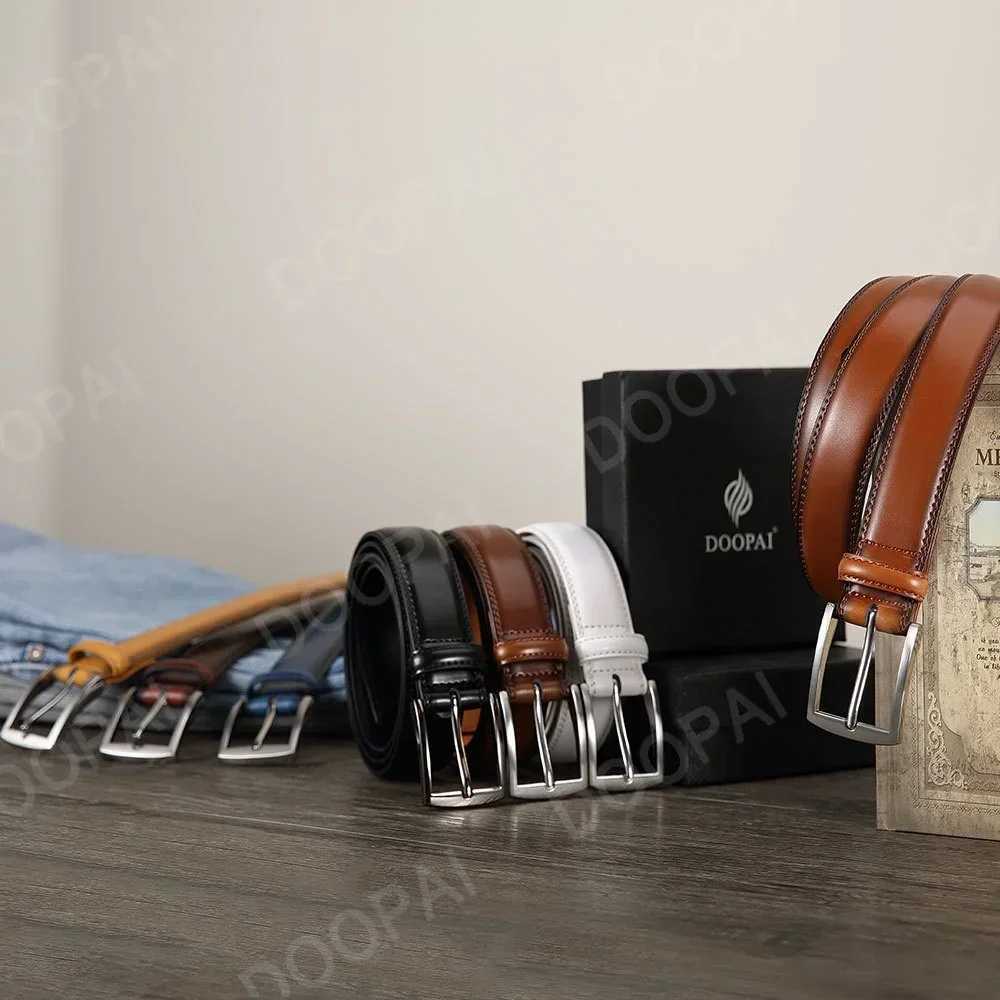 Mens Leather Belt Needle Buckle Belt Trendy New Casual Genuine Leather LONG Large Belts Cowhide Mens Belt Plus Size Men Belts X250314