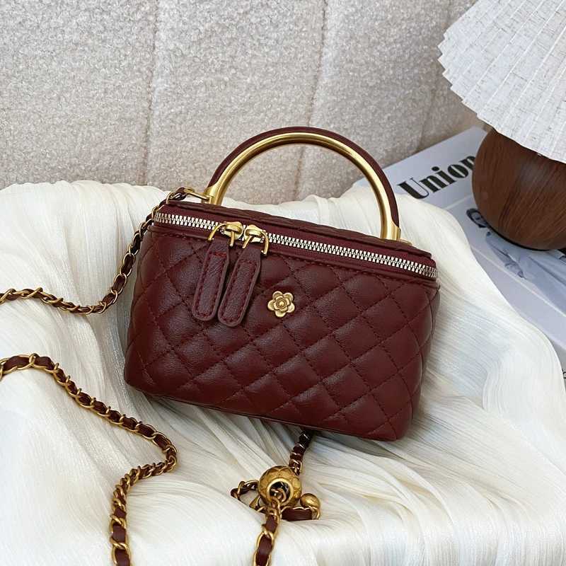 Fi Lingge Wens Box Handbag Chain Shoder Crossoby New Bolsos Hot Mujer Sac De Luxe Femme Bag For Wen Y250313