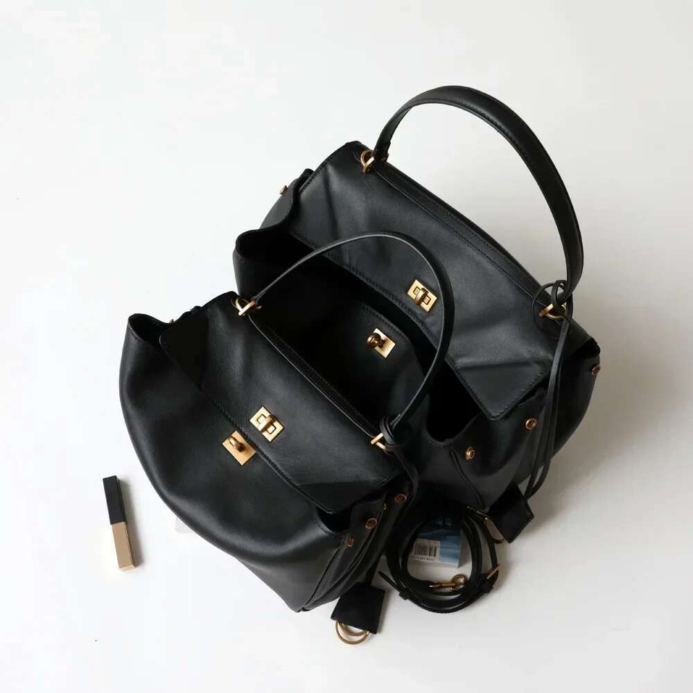 UBEL Brand Rodeo Designer Genuine Leather Crossbody Fashion Sier Lock Style Tote Bags For Women