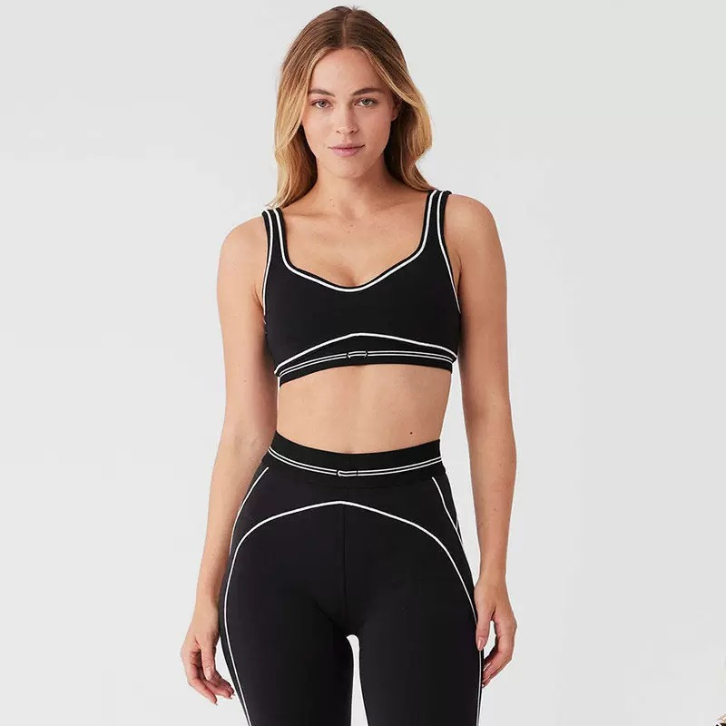 Yoga sets clothing Sports Bra Leggings sports fitness have breast pad underwear skin close align bralette lingerie women's outside high waisted bottoming pants
