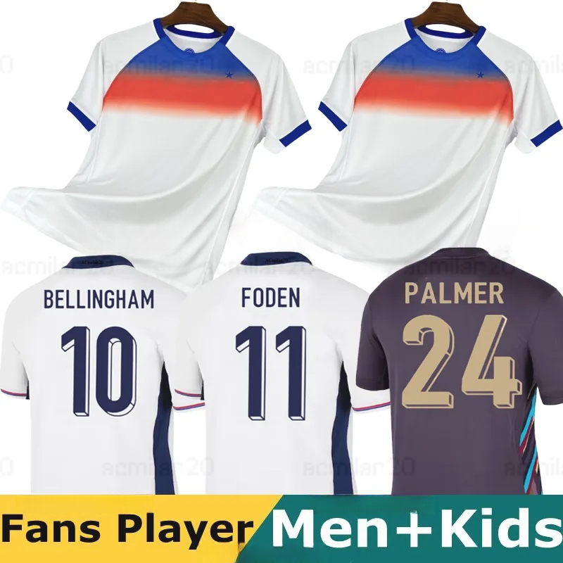 england football shirt BELLINGHAM Soccer Jersey RASHFORD KANE SAKA RICE FODEN 2025 20206 National Team Home White Away Men Kid Women Men Kids Kit