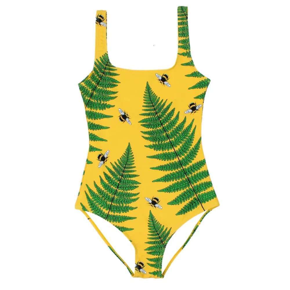 Batoko swimsuit women's simple print support comfortable and durable swimsuit for ocean winter and summer swimming 2025 swimming