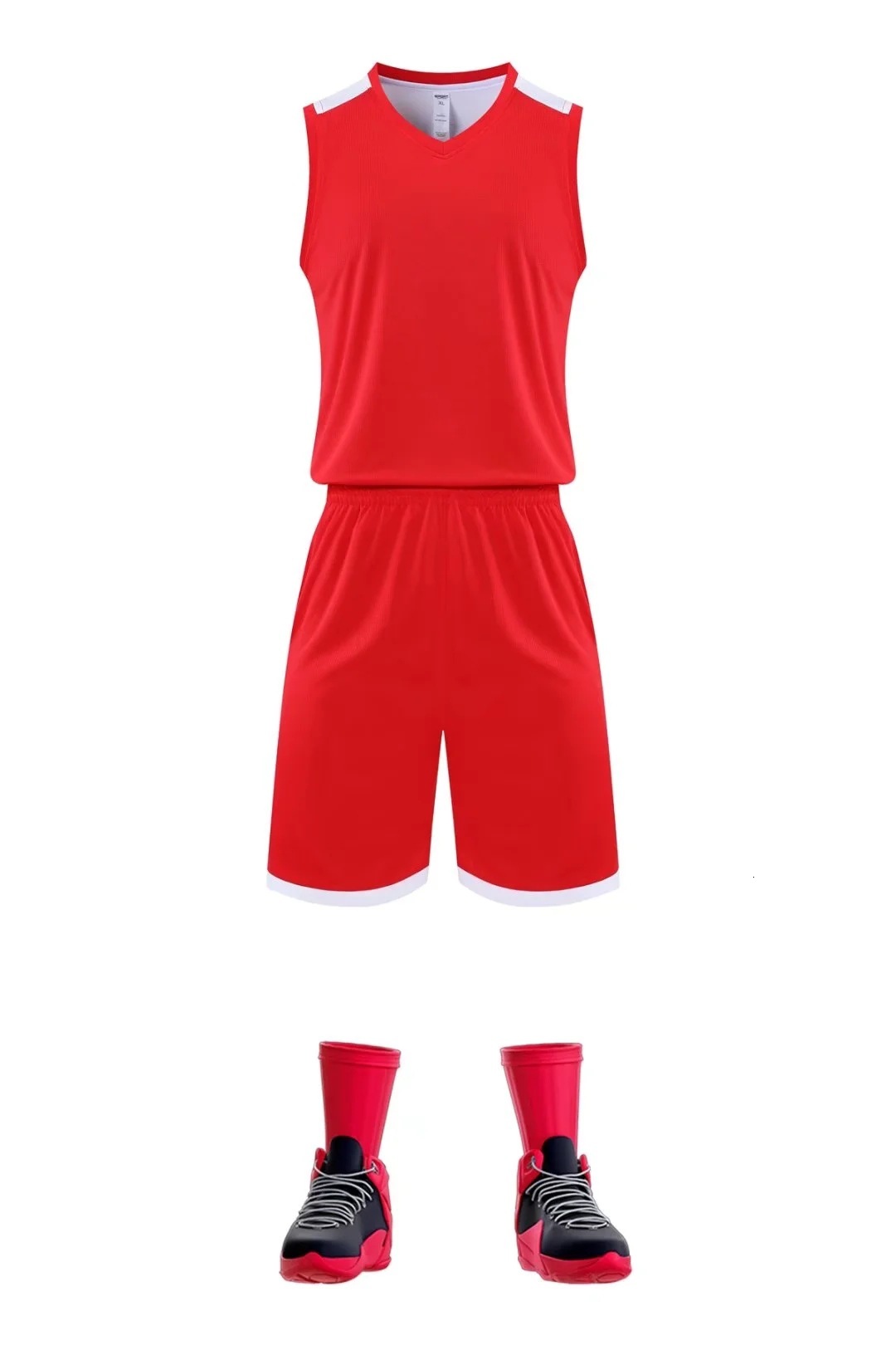 tracksuit Customized printed sports vest set for children's adult basketball suit, quick drying breathable running jersey
