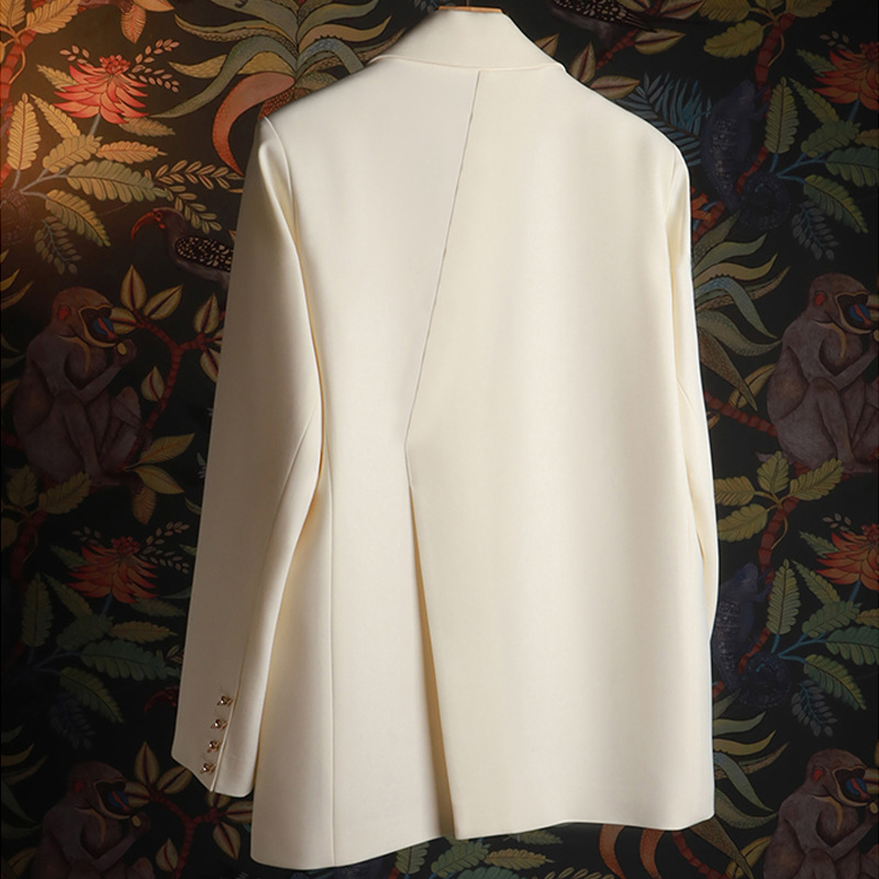 T312Stylish Niche Suiting Jacket with Elegant Cutout for Contemporary Wear