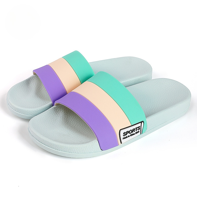 New Indoor Anti Slip Slippers Multifunctional Designer Shoes Cool Summer Slippers Soft Soles For Outdoor Wear Couple's Single Line Slippers Trend