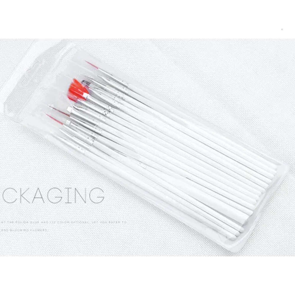 15pcs/set Professional UV Gel Art Brushes Set Design Polish Painting Drawing Pen Manicure Nail Tools Juego De Pinceles Profesionales Para Gel UV Whole