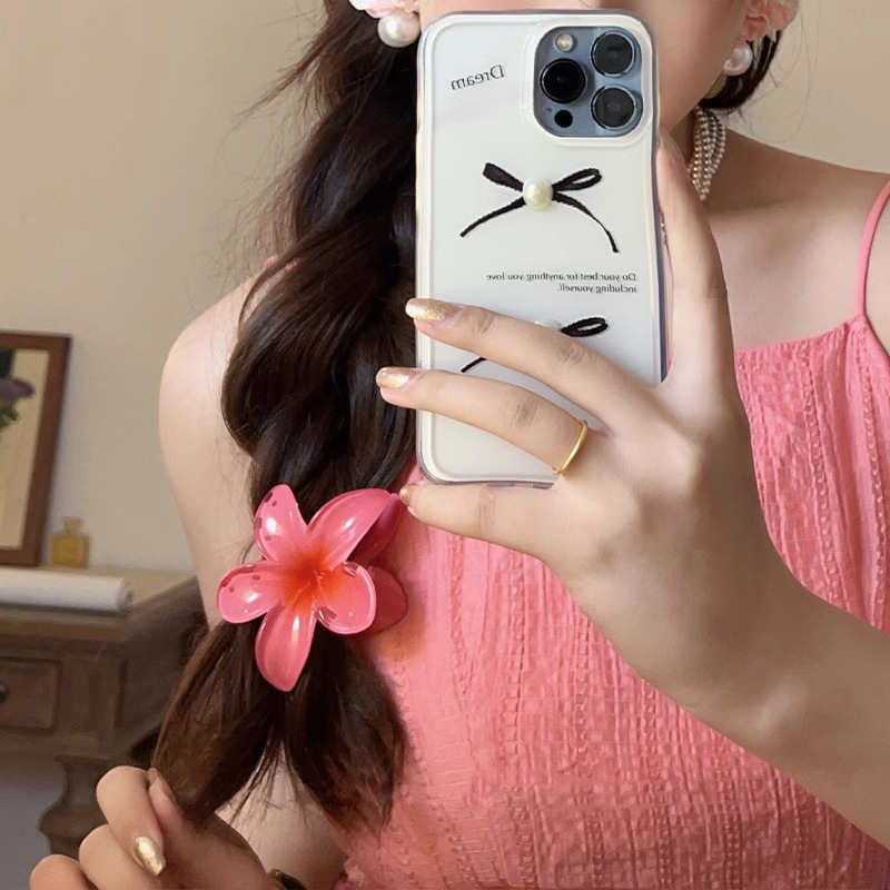 Chic Island Paradise Flower Clips Durable & Stylish Hair Accents Ideal for Any Hairstyle