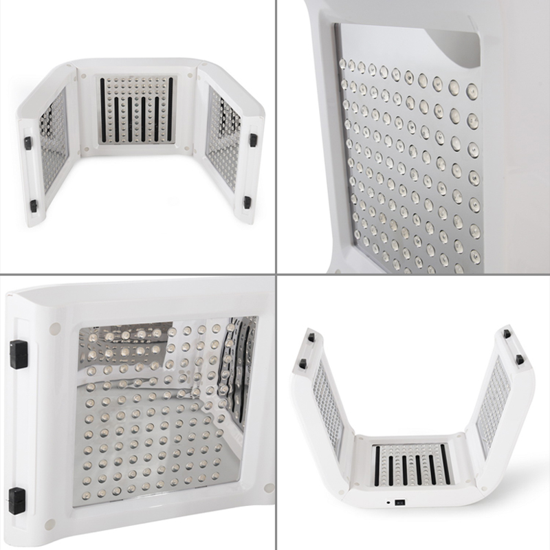 Red Blue 7 colors LED light acne therapy skin tightening Photon EMS Face Lifting Facial Rejuvenation Wrinkle Removal Machine