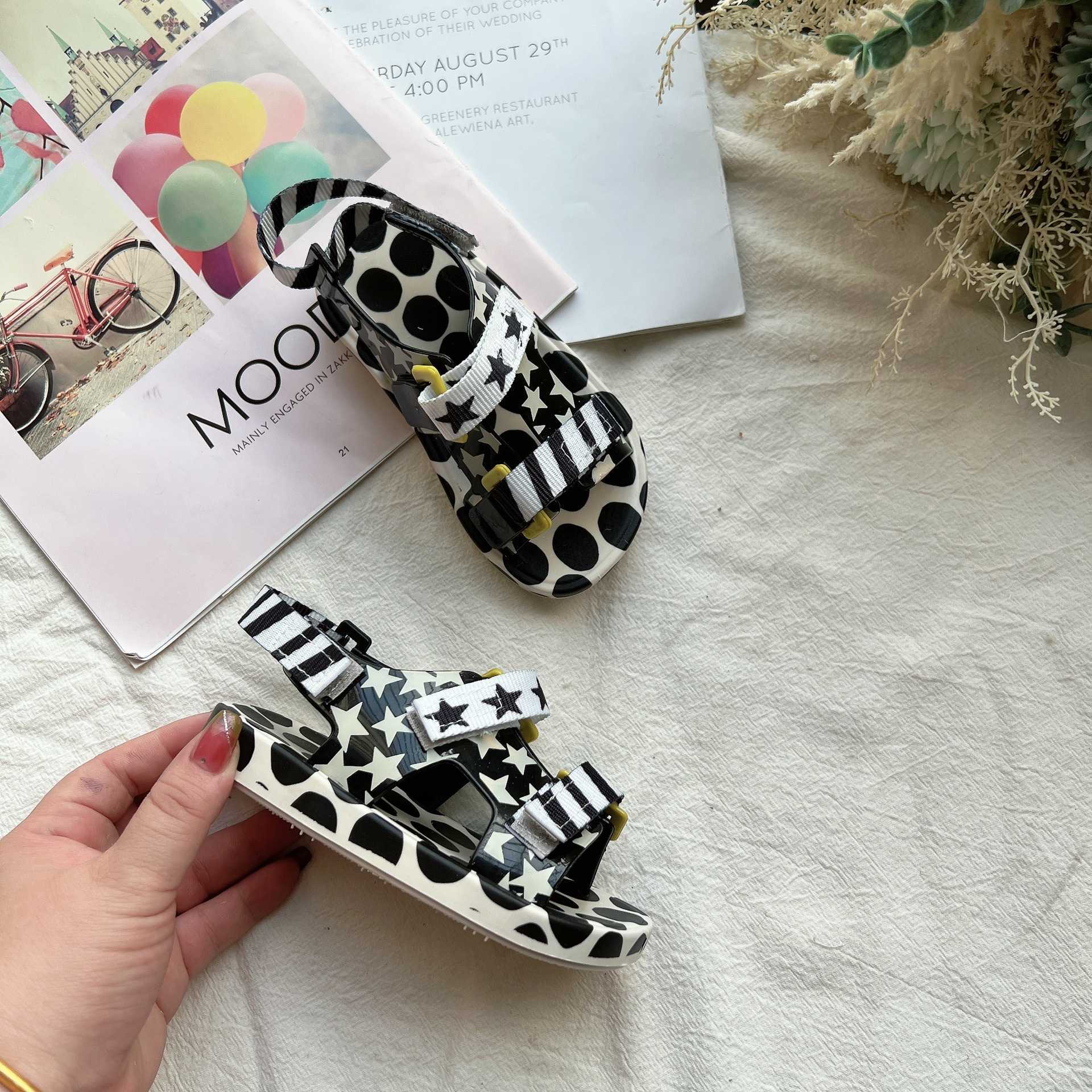 Sandals 2022 Mei * - Sha camouflage painted pattern boys and girls jelly sandals beach shoesY2503152GEA