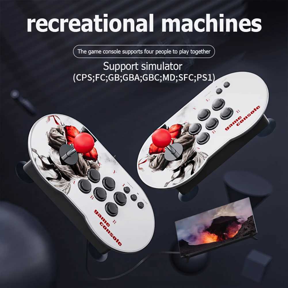 AAA+Mini Retro Game Console Arcade 1 Game Console 4K HD Video Player 10000 Game Boxes Home TV PC MP5 PliesXJ250314