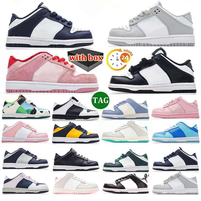 kids shoes Designer kids sneakers toddler Shoes Baby Boy Girl Children Shoe Black White Olive Green Coast ucky Cows Pink Kids Low Fashion Outdoor Trainers Sneakers
